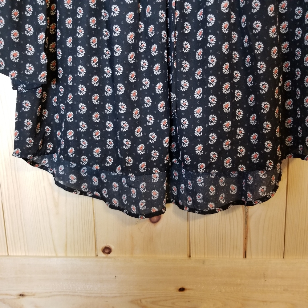 Anthropologie Sunday in Brooklyn Front Tie Babydoll Top - Picture 3 of 7
